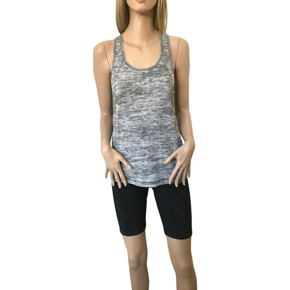 Zella Snow Wash Bike Shorts & Racerback Tank Top Set Fitness Yoga Workout NWOT - Picture 2 of 16